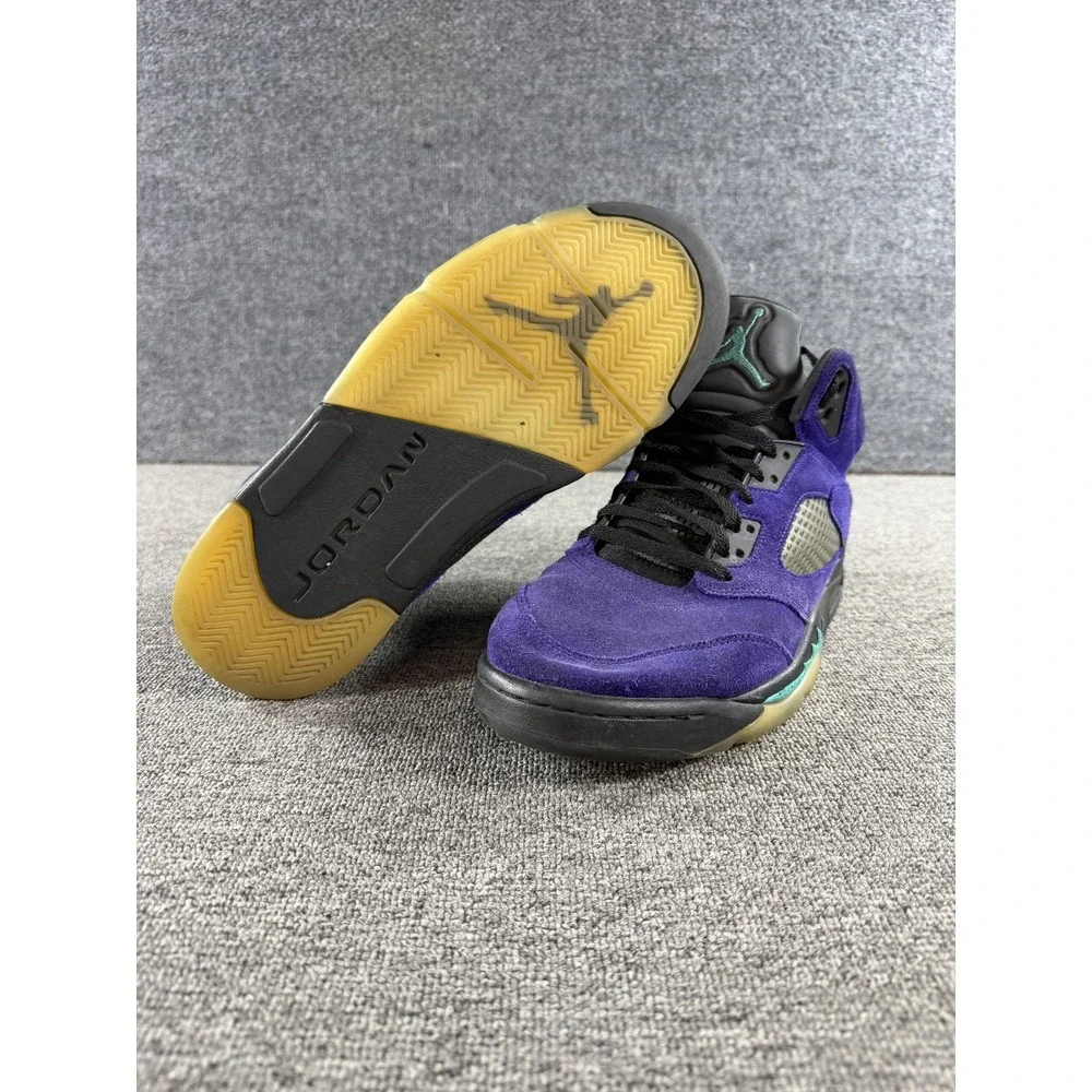 Jordan Air Jordan 5 Retro Alternate Grape Shoes Mens 11 Purple Suede 136027 500